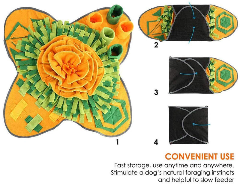 [Australia] - ulovemore qh Snuffle Mat for Dogs, Interactive Dog Toys Encourages Natural Foraging Skills Dog Puzzle Toys, Snuffle Mat for Small or Medium Dogs 