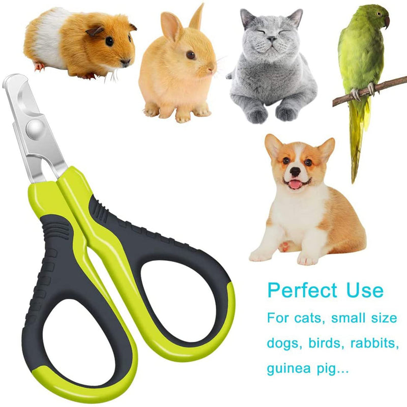 Alinana cat nail clippers for pets, cat nail clipper with unique 25 degree cutting head, professional cat claw scissors for small dogs, puppies, cats, rabbits, curved blade - PawsPlanet Australia