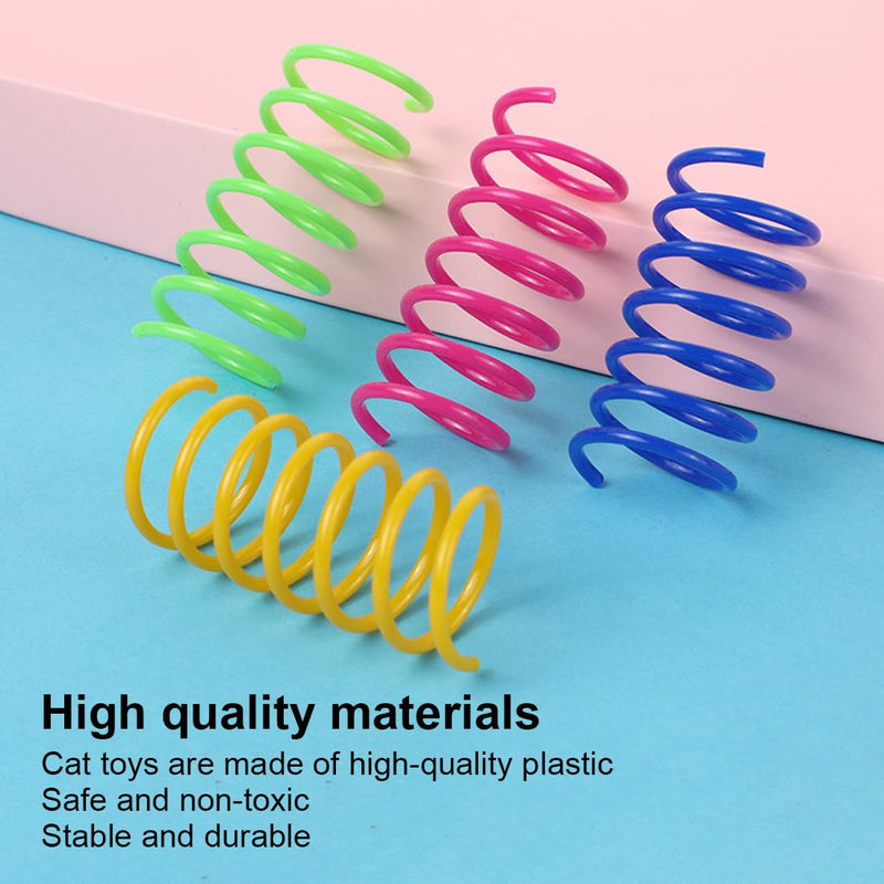 DDKY 20 pieces cat toy, cat toy, toy cat, spiral toy, cat toy spiral, lots of fun playing, suitable for pets to play - PawsPlanet Australia