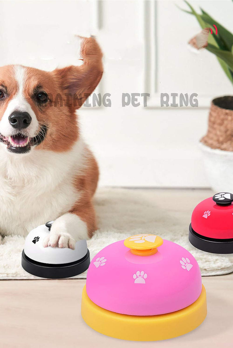 DXIA 3 Pack Pet Training Bells, Desk Bell Puppy Doorbells For Dog Cat Potty Training And Communication Device, Dog Interactive Toys, for Housing and Outdoor Training Dog, Eating Communication - PawsPlanet Australia