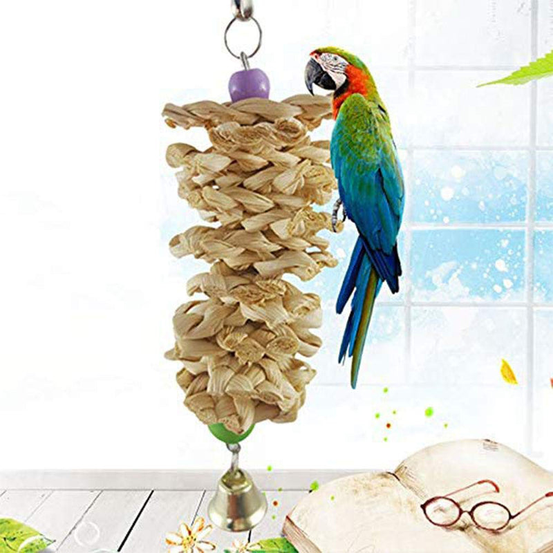 [Australia] - Fung Bird Toys Bird Chewing Toy Parrot Chewing Toys Parrot Cage Bite Toys for Small and Medium Parrots and Birds Bird Supplies 