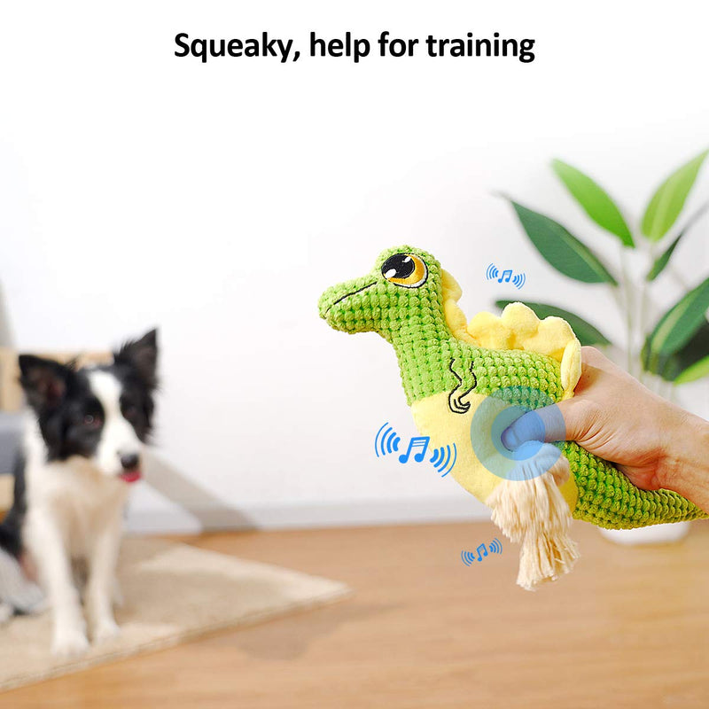 SUNGUY Squeaky Dog Toys, Plush Dog Toy with Squeakers, Durable Dog Toys, Puppy Chew Toys, Pet Toys for Small, Medium Dogs - PawsPlanet Australia