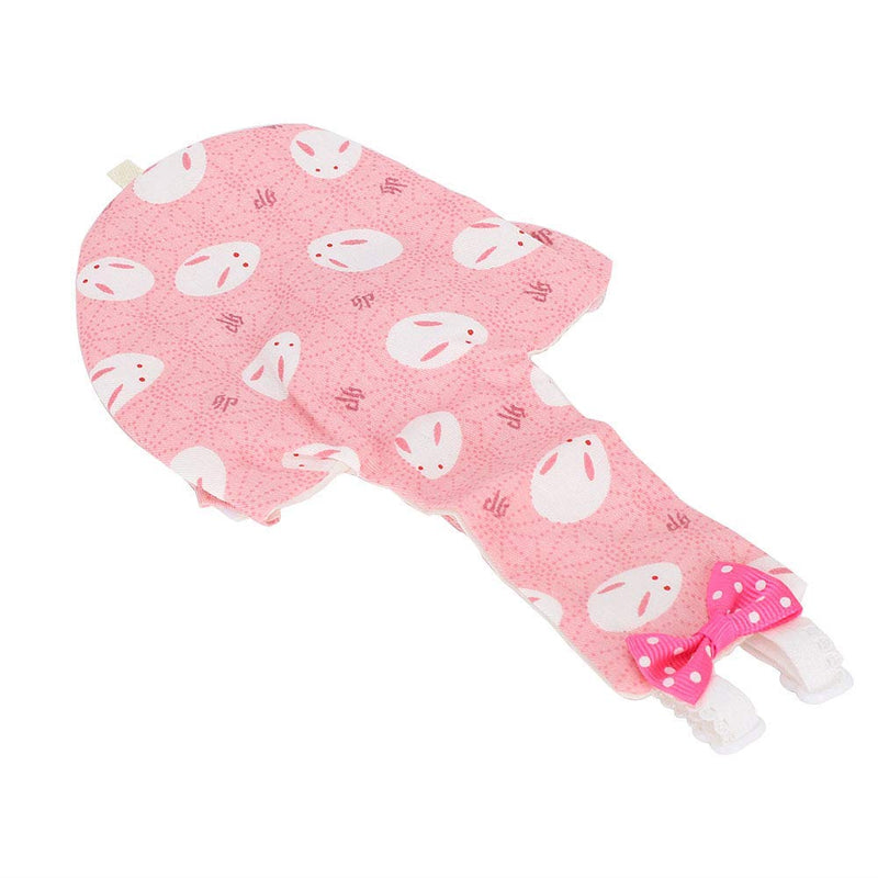 AMONIDA Washable Diaper Clothes Bird Diaper, Bird Parrot Nappy Pant Bird Diaper Parrot Flight Suit Bird Clothes for Mini Parrot(S, Pink Rabbit) - PawsPlanet Australia