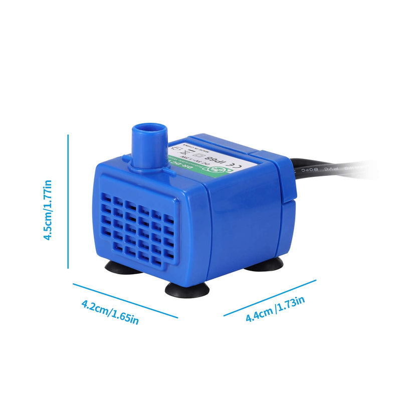Pet Fountain Pump,UNISOPH Replacement Pump For Flower Cat Fountain Submersible Water Pump Ultra-Quiet Low Power Consumption Motor Electric Water Pump For Pet Water Fountains - PawsPlanet Australia