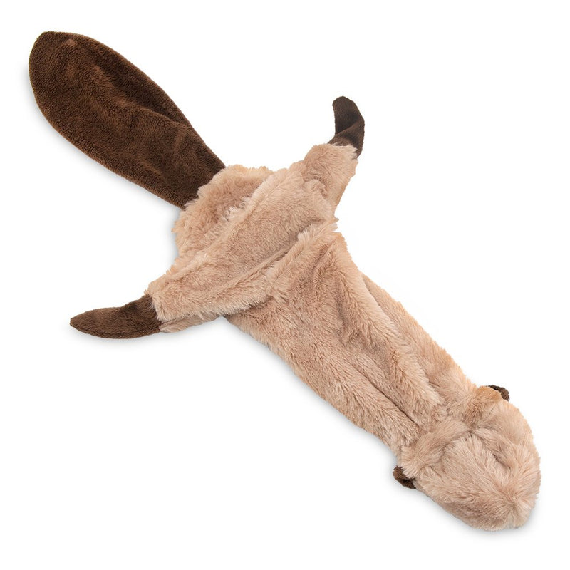 [Australia] - 2-in-1 Fun Skin Stuffless Dog Squeaky Toy by Best Pet Supplies Medium Squirrel 