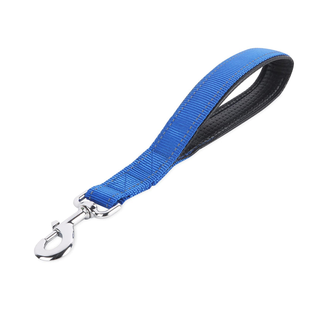 Lollanda dog leash, short leash dog 32cm, padded short leader, short leader dog, training leash for large medium dogs, drag leash for dogs (blue) Blue - PawsPlanet Australia