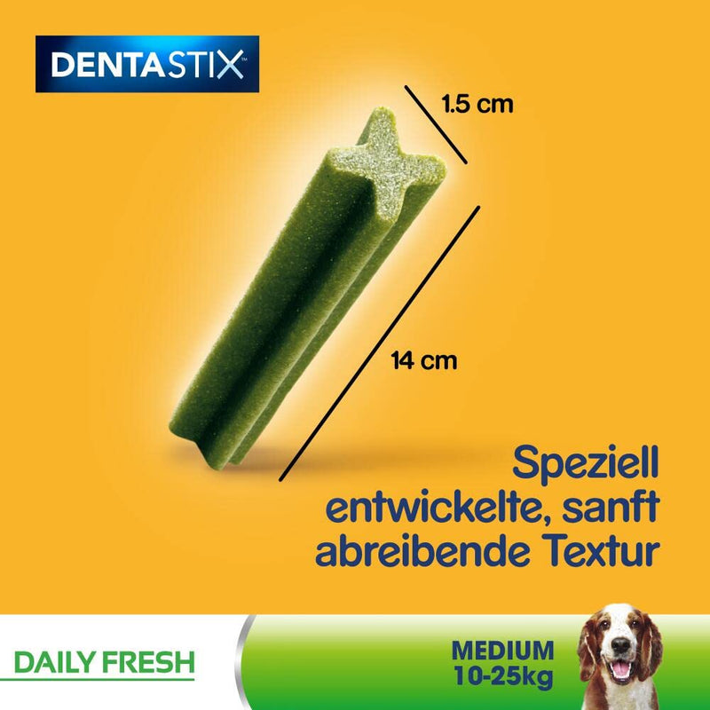 Pedigree Dentastix - Fresh Daily Dental Chews Medium Dog, 112 Sticks - 2.88 kg megapack (4 x 28 Sticks) - PawsPlanet Australia