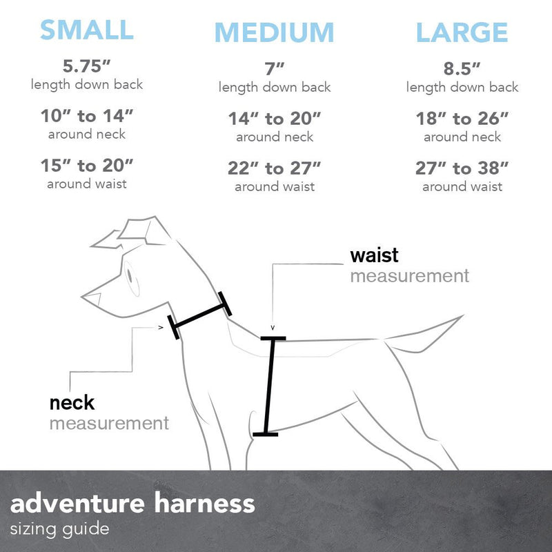 [Australia] - Alcott Adventure Dog Harness with Reflective Stitching & Mesh Padding Medium Blue 