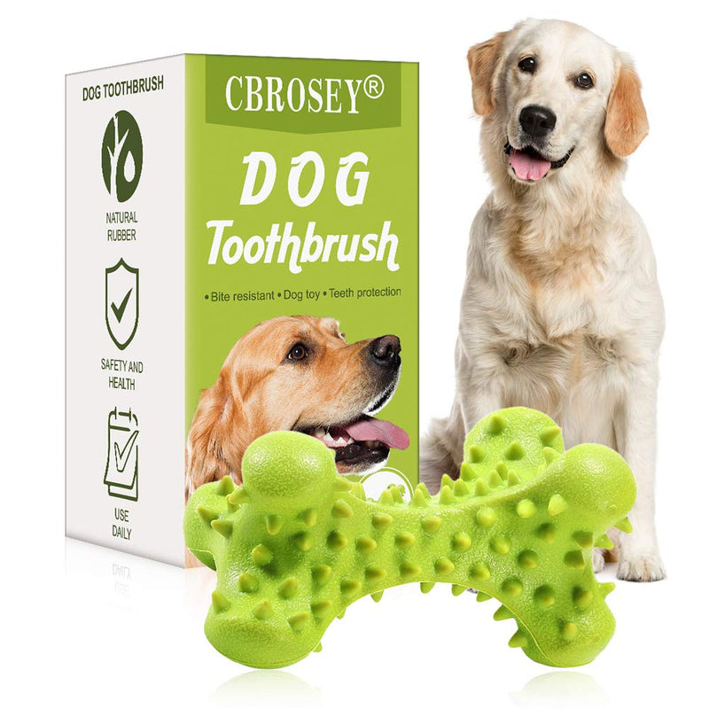 CBROSEY Dog Toothbrush,Dog Chews Toys,Dog Toothbrush Stick,Dog Dental Sticks,Dog Teeth Cleaning Chews,Indestructible Dog Chew Toys,Dental Oral Care for Medium Dogs Green - PawsPlanet Australia