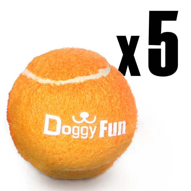 SereneLife Replacement Dog Fetch Toy Balls - 5 Pet Toy Balls in Each Pack SLDGFN5 Automatic Dog Ball Launcher Fetching Machine PRTSLDGFBLN6 - PawsPlanet Australia