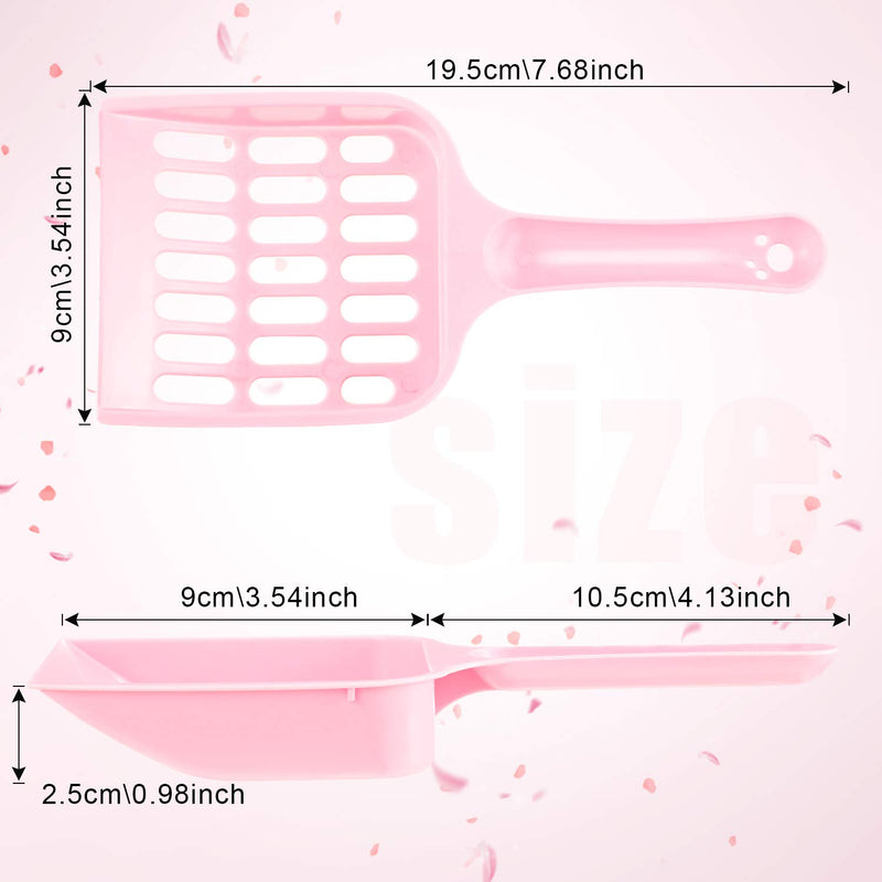 Mudder Cat Litter Scoop Plastic Kitty Litter Scoop Pet Litter Shovel Pet Cat Litter Sifter for Cat Sand Toilet Cleaning - PawsPlanet Australia