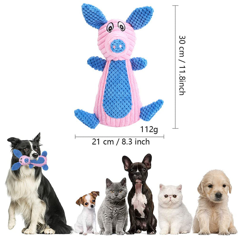 Pig Soft Dog Toys for Small Medium Dogs Squeaky Dog Toys Plush Puppy Toy - PawsPlanet Australia