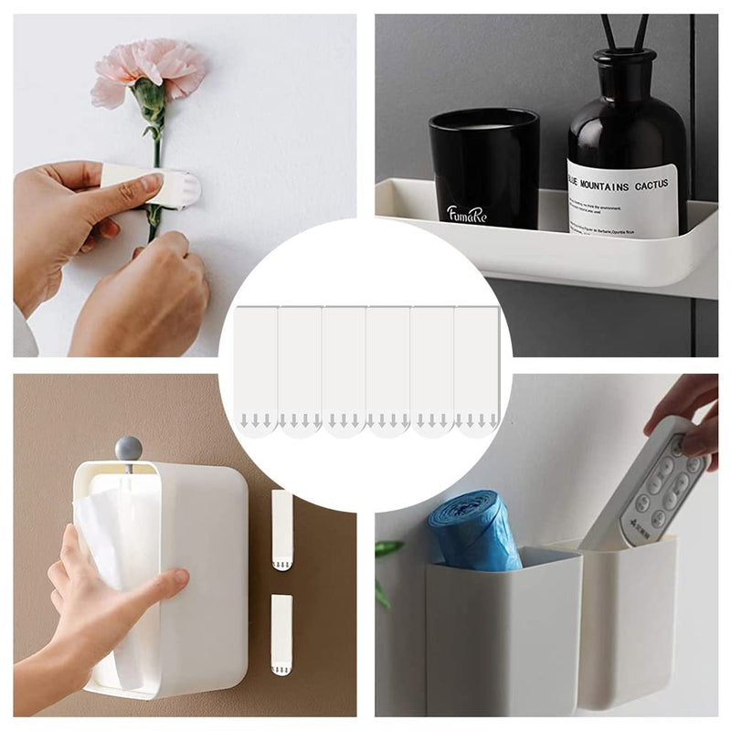 TANCUDER Pack of 120 Double-Sided Adhesive Strips Transparent Removable Adhesive Strips Adhesive Strips for Hanging Double-Sided Adhesive Tape Pictures Mounting Strips for Posters, Children's Artworks, Banners - PawsPlanet Australia