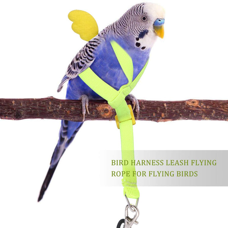 POPETPOP Parrot Harness Adjustable Bird Training Leash Safe Practical Bird Leash Bird Strap Bird Rope for Budgerigar Mynah Parrot - PawsPlanet Australia