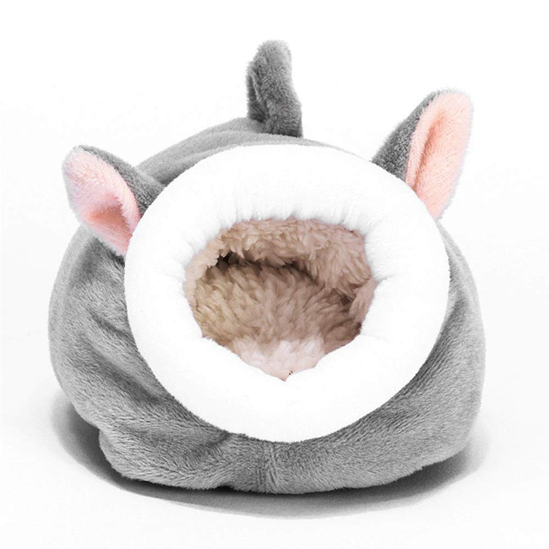 Hamster Bed Houses and Hideouts Small Animal Pet Cave Bed Cage Nest Accessories (S(5.13.93.9inch), Elephant) S(5.1*3.9*3.9inch) - PawsPlanet Australia