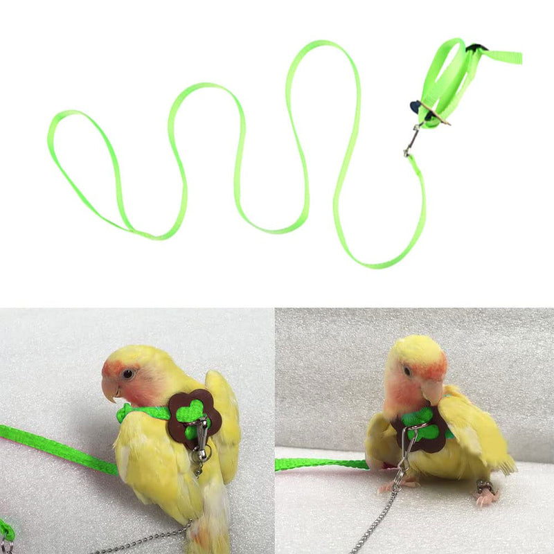 Pet Parrot Bird Harness, Bird Harness Leash, Bird Harness and Leash for Parrots Adjustable, Anti-bite Flight Training Rope Pet Traction Outdoor Fit Budgie Cockatiel Mynah - PawsPlanet Australia