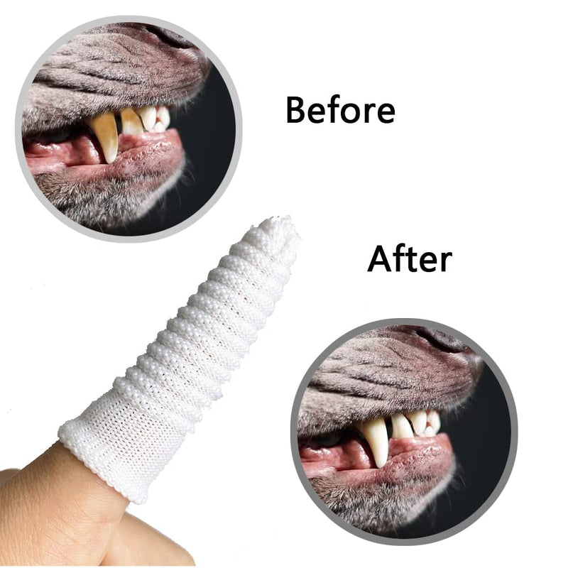 Srup Pack of 24 dog toothbrushes, finger cots, dog dental care, dog toothbrush for small dogs, dental care for dogs, for cleaning the teeth of dogs and cats - PawsPlanet Australia