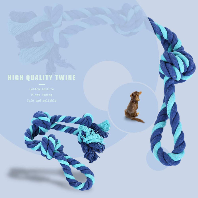 SENDILI Puppy Chew Toys - Dog Rope Toys Durable Dog Chew Training Toys Rope Tug for Aggressive Interactive Chewers - PawsPlanet Australia