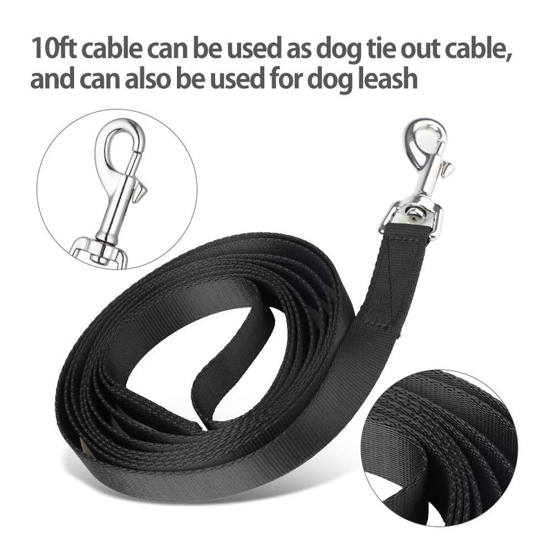 BIGWING Style Dog Anchor,Dog Tie Out Stake with Cable,Large Dog,360° Swivel,Yard Dog Stake Rust Proof Cat Anchor Dog Tether Holds 1000Lbs of Pull Force for Yard Camping Outdoor (Grey) Grey - PawsPlanet Australia