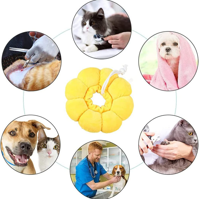 Pet protective collar, neck collar, cat collar, soft, cat recovery collar, adjustable cat recovery collar, for cats, puppies, pet anti bite, leak, surgery, wound healing - PawsPlanet Australia