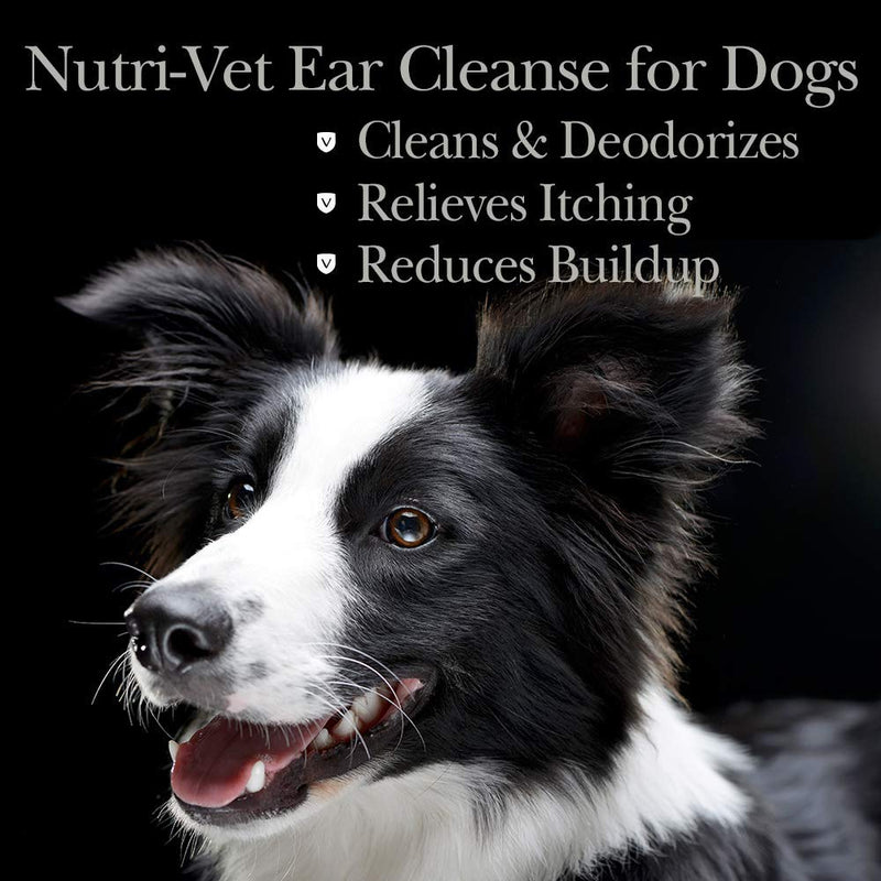 Nutri-Vet Ear Cleanse for Dogs | Cleans & Deodorizes | 8 Ounces - PawsPlanet Australia