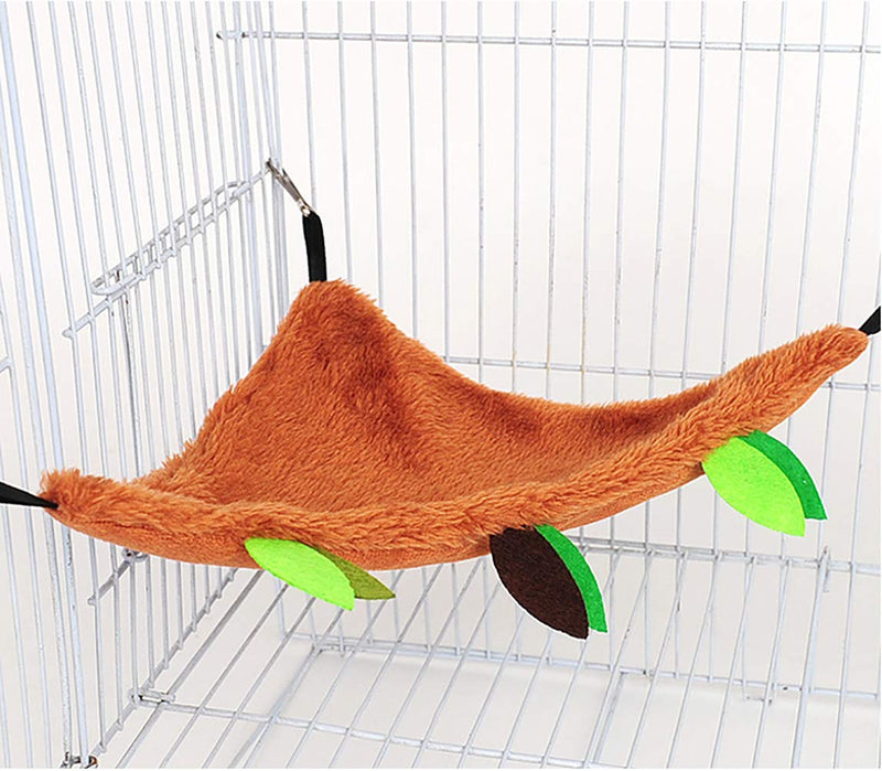 Hamiledyi Hamster Hammock Small Animals Hanging Warm Bed House Organic Natural Apple Wood Chewing Stick Rat Cage Nest Accessories Toy Hanging Tunnel and Swing for Sugar Glider Squirrel 5-PACK - PawsPlanet Australia