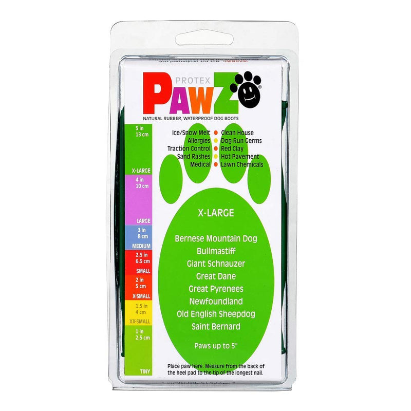 [Australia] - PawZ Color Dog Boots (X-Large) 