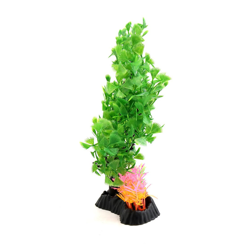 [Australia] - uxcell Green Plastic Tree Shape Plant Aquarium Landscape Decor Ornament for Aquatic Pets 