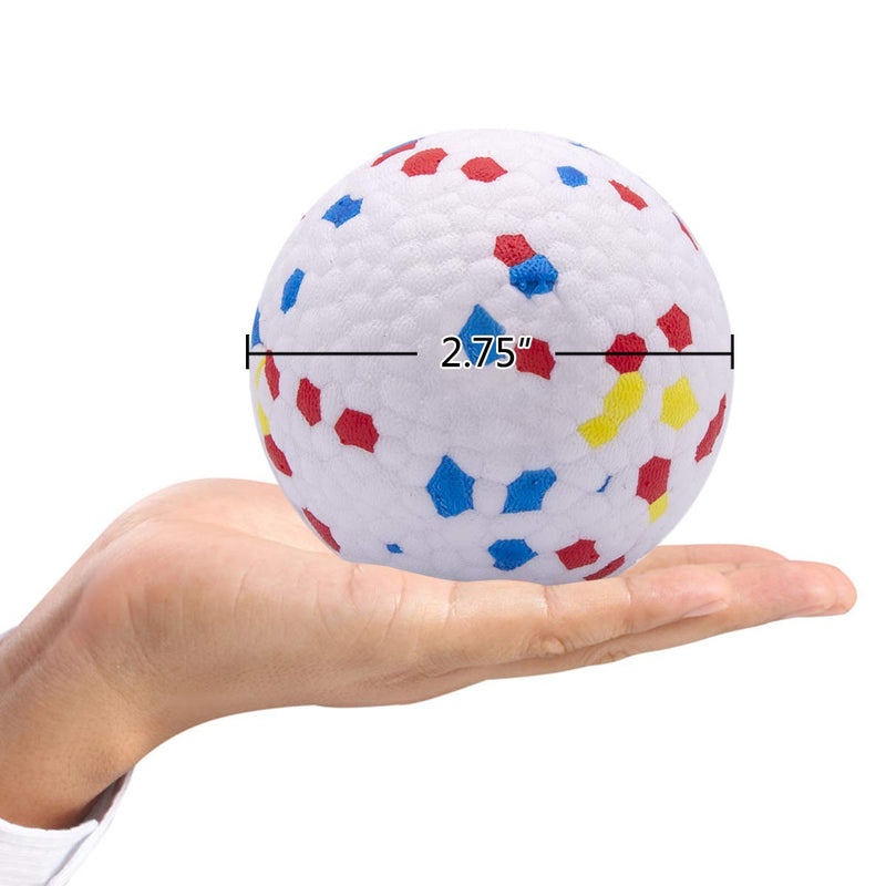 [Australia] - Ball for Dogs Durable Indestructible Dog Balls Bite Resistant High Elasticity Interactive Dog Toys Balls Dog Chew Toy for Large Dogs, Medium & Small Dogs 1 pack (1 colourful) 