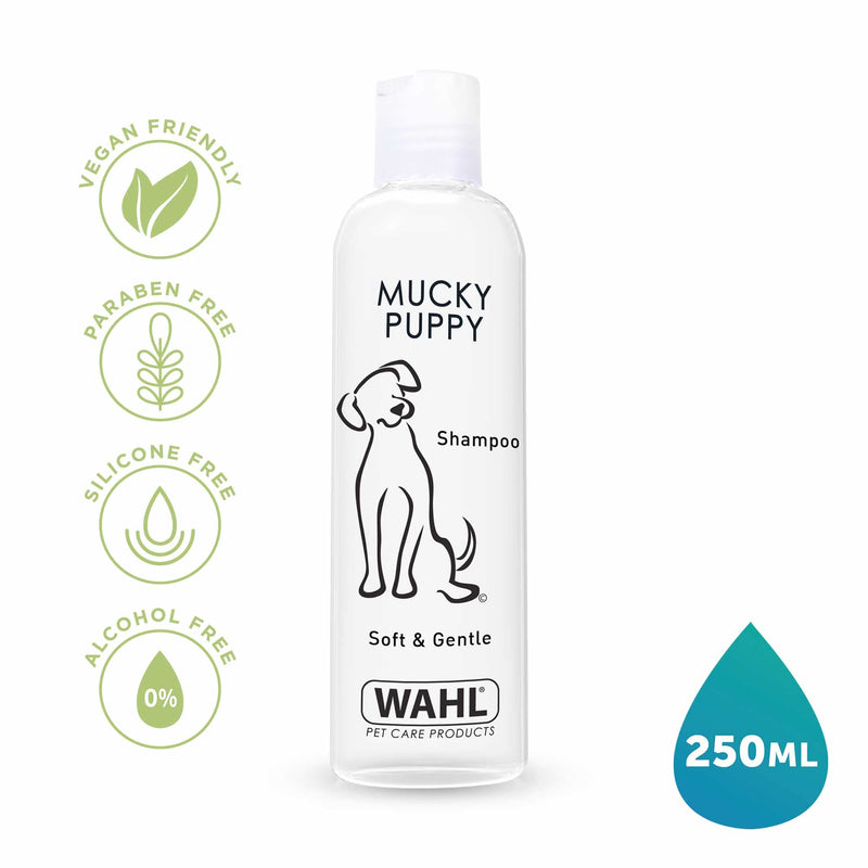 Wahl Mucky Puppy Shampoo, Dog Shampoo, Shampoo for Pets, Gentle Pet Friendly Formula, Sensitive Skin, Shampoo for Young Animals, Ready-to-Use, Remove Dirt. - PawsPlanet Australia