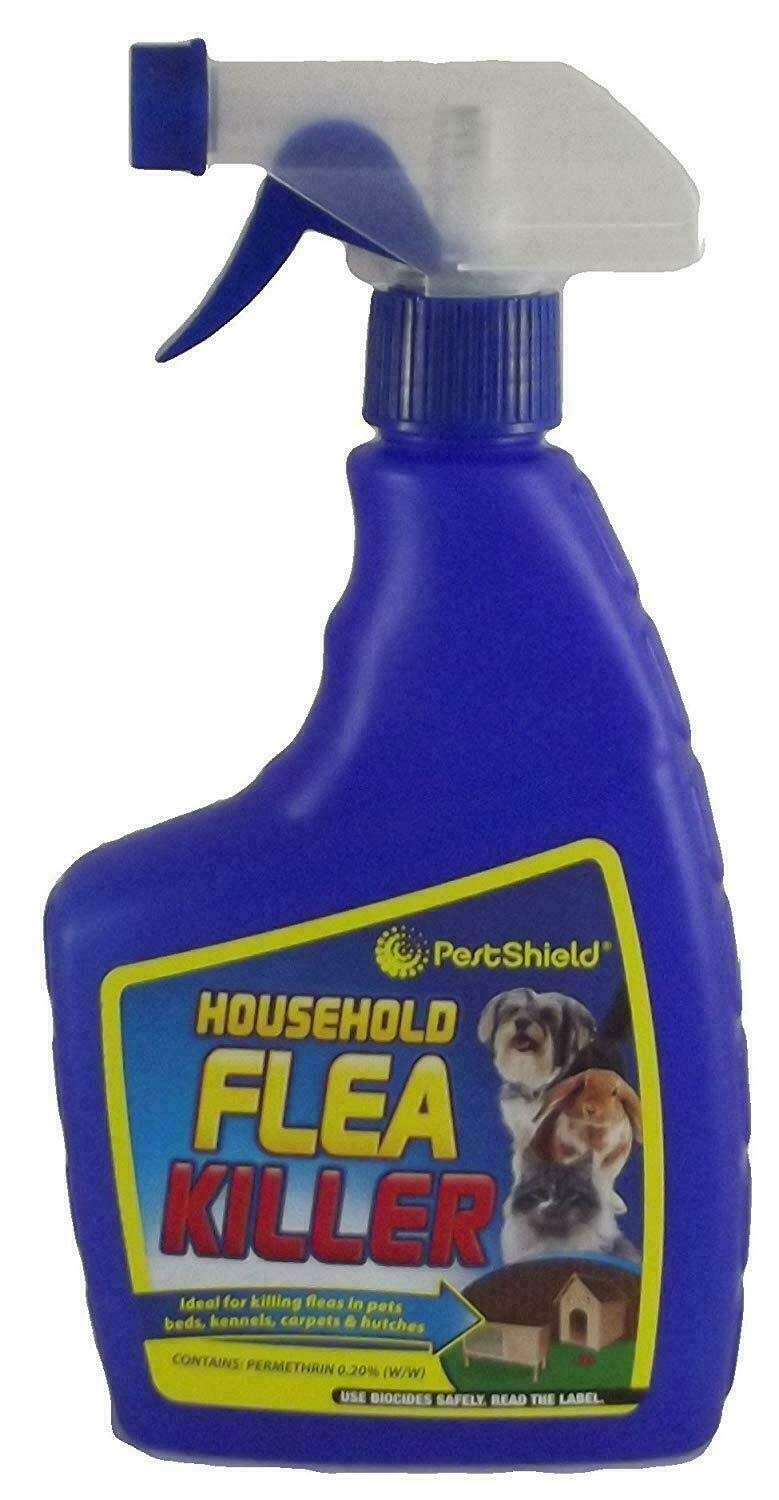 2 x Flea Killing Spray For Cat Dogs Bed Kennel Carpets Home Flea Treatment 500ml - PawsPlanet Australia