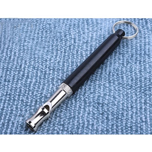 [Australia] - Petyls Dog Whistle for Training Dog, Ultrasonic Patrol Sound Repellent Repeller, Adjustable High Pitch, Black 