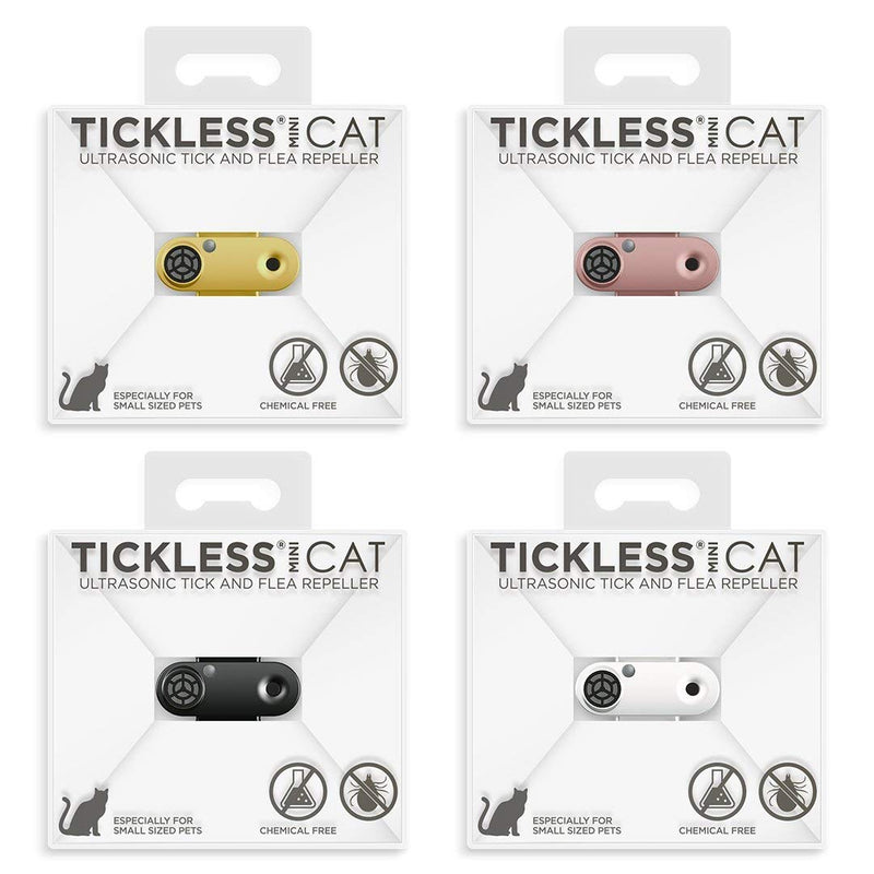 Tickless Mini Cat  Ultrasonic, Natural, Chemical-Free tick and flea Repeller  Rosegold - PawsPlanet Australia