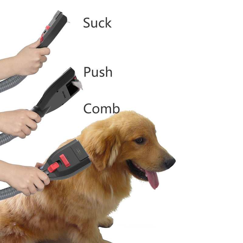 Defurry Pet Vacuum Grooming Brush and Shedding Comb Kit for Dog/Cat Hair, Vacuum Attachment Deshedding Tool for Dogs/Cats,Professional Accessories Remover for Pet's Undercoat Fur - PawsPlanet Australia
