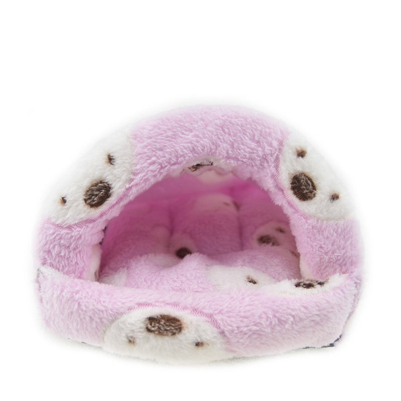 [Australia] - FLAdorepet Rat Hamster House Bed Winter Warm Fleece Small Pet Squirrel Chinchilla Rabbit Guinea Pig Bed House Cage Nest Hamster Accessories Medium Random 