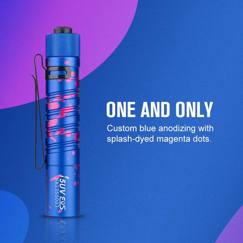 OLIGHT I5UV UV Torch for Traveler 365nm Pet Urine Detector Flashlight Small Pen Light of Dog Accessory Black Light with IPX8 Waterproof (2 Meter）to Inspect Fluorescent & Check Counterfeit Currency - PawsPlanet Australia