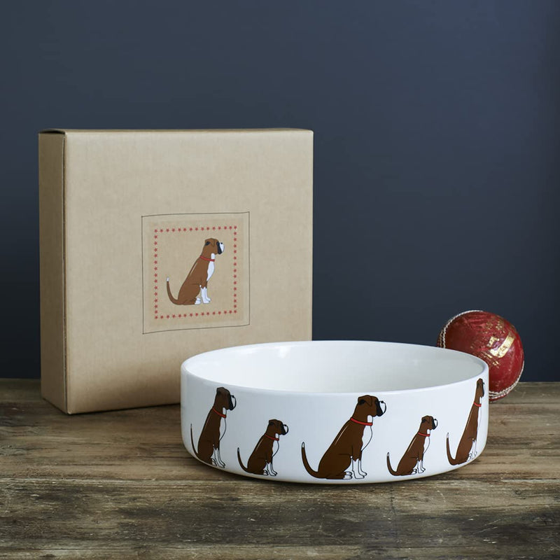 Sweet William Boxer Dog Bowl - PawsPlanet Australia