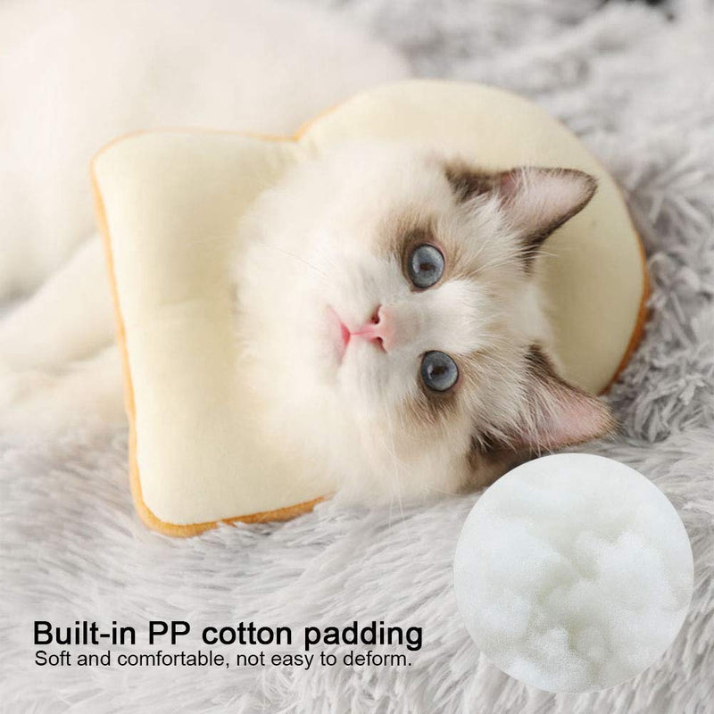 Zerodis Pet Elizabeth Circle Collar, Soft Cotton Protection Wound Healing Neckband Anti Bite Scratching licking Ring Collar for Pets Cats Dogs (M -Bread) M Bread - PawsPlanet Australia