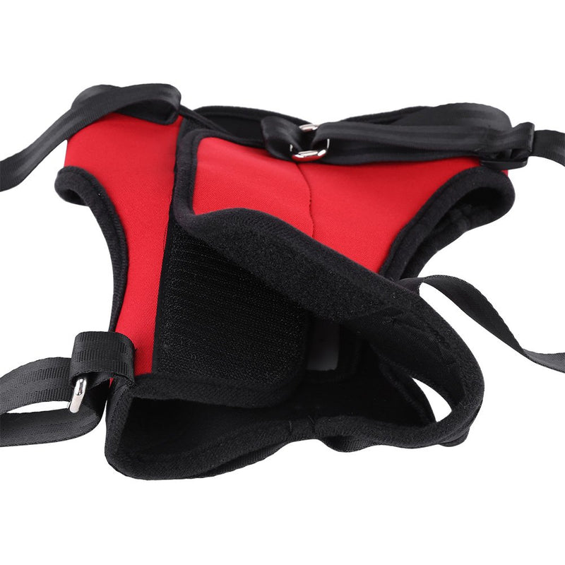 Dog Harness, Pet Walking Aid Lifting Pulling Vest Sling Support Rehabilitation for Old & Injured Dogs(Rear Leg - L-Red) Rear Leg - L Red - PawsPlanet Australia