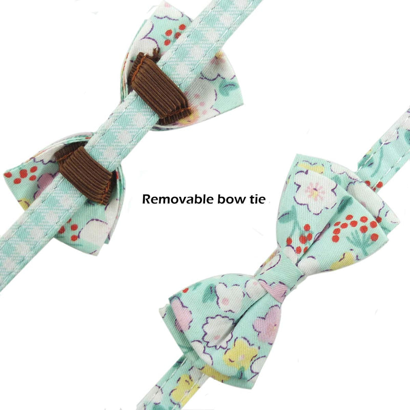 XPangle Bowtie Cat Collars Breakaway with Bell, Adjustable Cute Kitty Collars Safety Buckle Kitten Collar for Cat Puppy 7.5-11in 1 - PawsPlanet Australia
