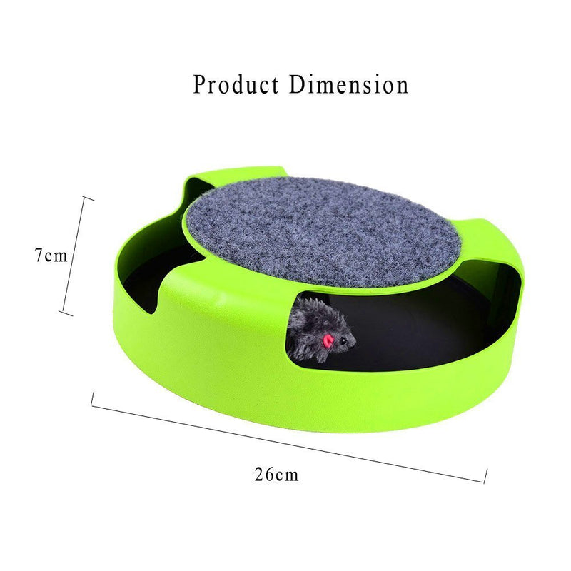 [Australia] - Naked Petshop Cat Scratching Pad Nourish Your Cat's Natural Instinct to Catch The Mouse Toy Which Encourage Exercise and Relieves Stress - Made Material Safe for Cats - Easy Setup 