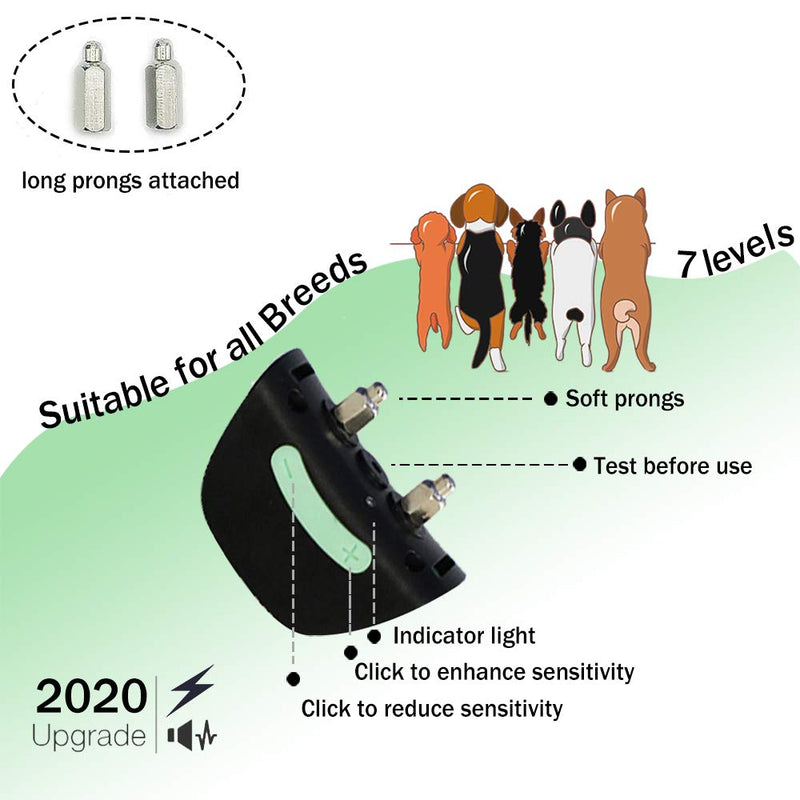 [Australia] - MASBRILL Stop Barking Effective Safe No Bark Dog Collar for Small Medium Big Dog, Upgrade 2020 Intelligent Anti Bark Collar 