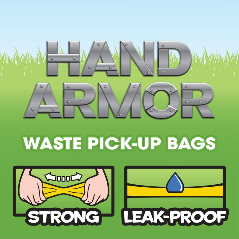 [Australia] - Bags On Board Hand Armor Dog Poop Bags | Extra Thick Dog Waste Bags with Leak Proof Protection 100 Bags Original 