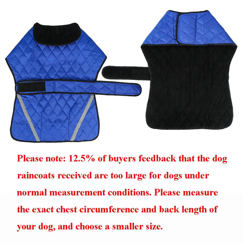 Greyhound Winter Coat, Dog Jacket Waterproof, Whippet Coat Dog Raincoat, Waterproof Dog Coats, Dog Jumper Jacket for Medium, Large Lurcher Salukis Greyhound Dog in the Rainy Season or Winter - Blue XS - PawsPlanet Australia