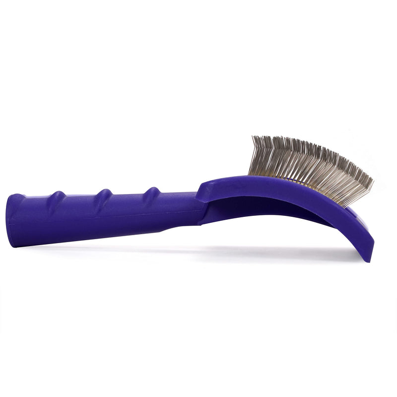 Jelly Pet Universal Slicker Brush for Dogs, Remove Tangles and Dead Undercoat, Doodle Huskie Sheep Dog Golden Retriever German Shepherd, Firm Pins, Teal, Large Head (3 in x 4 in) - Pins (Firm) - PawsPlanet Australia