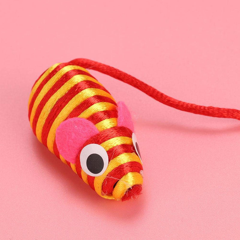 [Australia] - 10pcs Plush Snail Catnip Toy, Pet Cat Scratching Mouse Shaped Toys Having Fun Exerciser Interactive Chaser Teaser Toy for Cats Dogs Puppy Kitty Kitten Pets Novelty Gift 