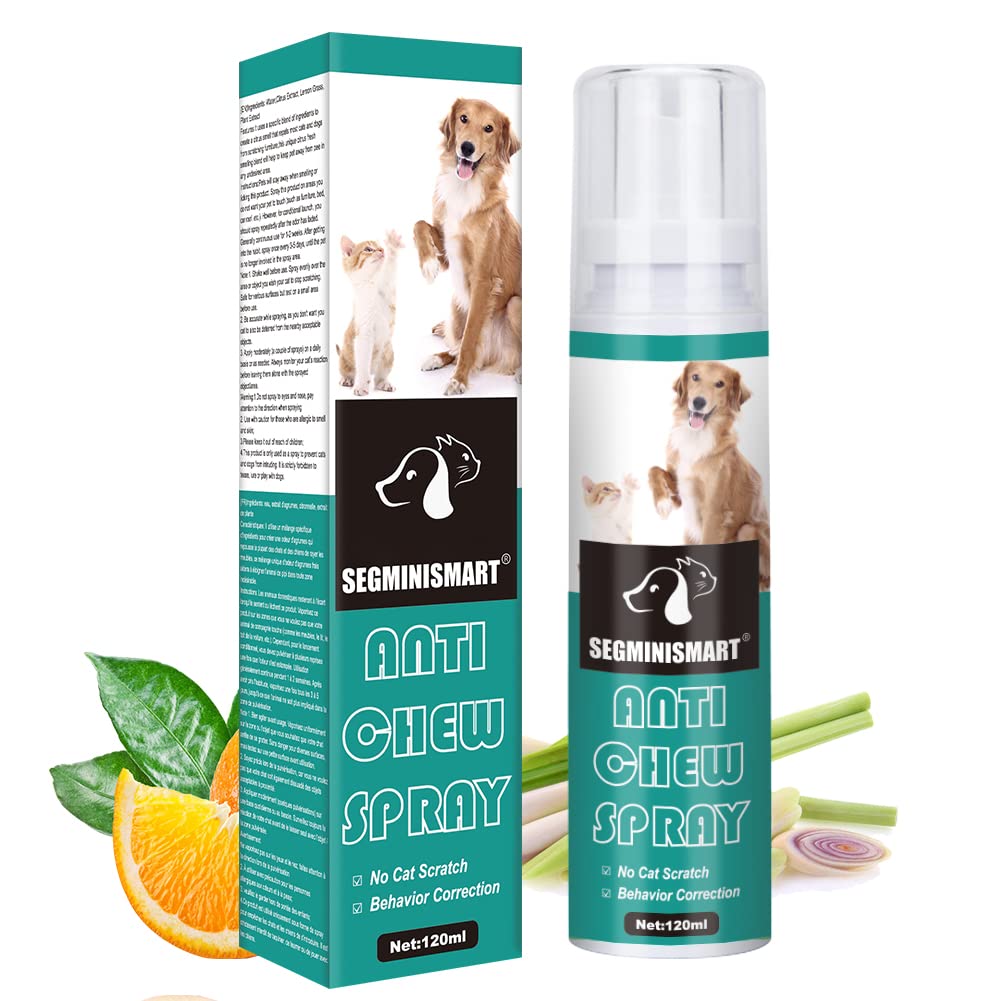 Anti-cat spray, scratch spray for cats, scratch protection for cats, scratch-resistant spray for scratch and nibble protection. Suitable for plants, furniture, floors 154g - PawsPlanet Australia