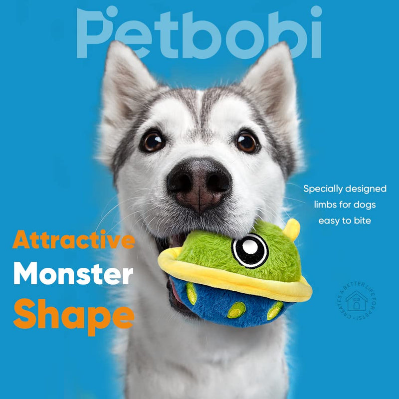 Petbobi Interactive Dog Toys Active Rolling Ball for Dogs with Battery Operated, Include Self Moving Balls and Chewable Plush Cover for Small and Medium Dogs to Chase and Self Play, Mysterious Bobby - PawsPlanet Australia