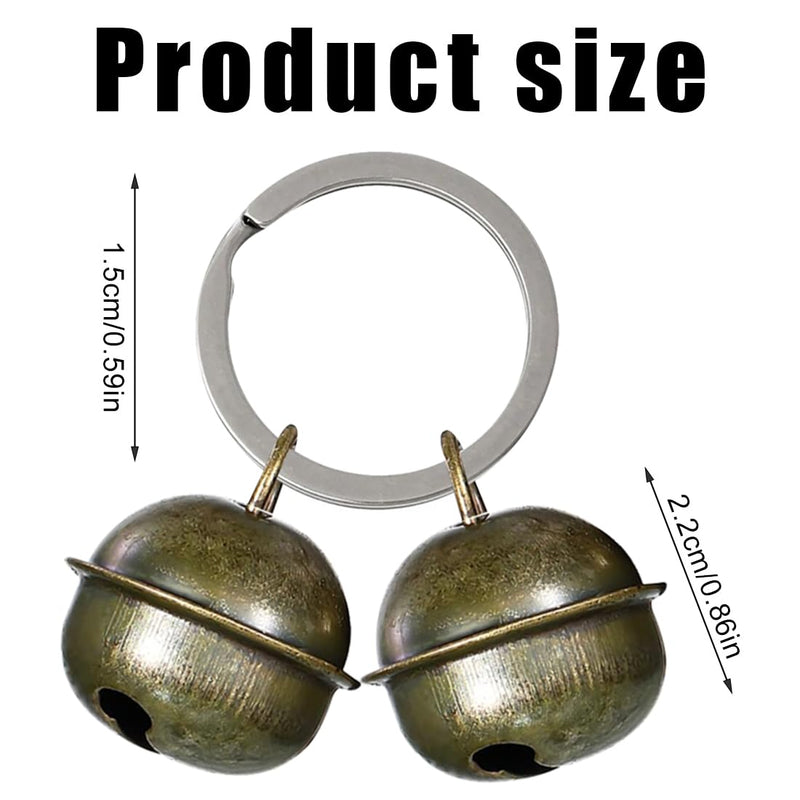 SSRDFU Extra Loud Bells for Cat and Dog - Pet Tracker Bell Dog Bell for Collar Pet Tracker for Black Cat Bell Collar Charm Pendant Bells - PawsPlanet Australia