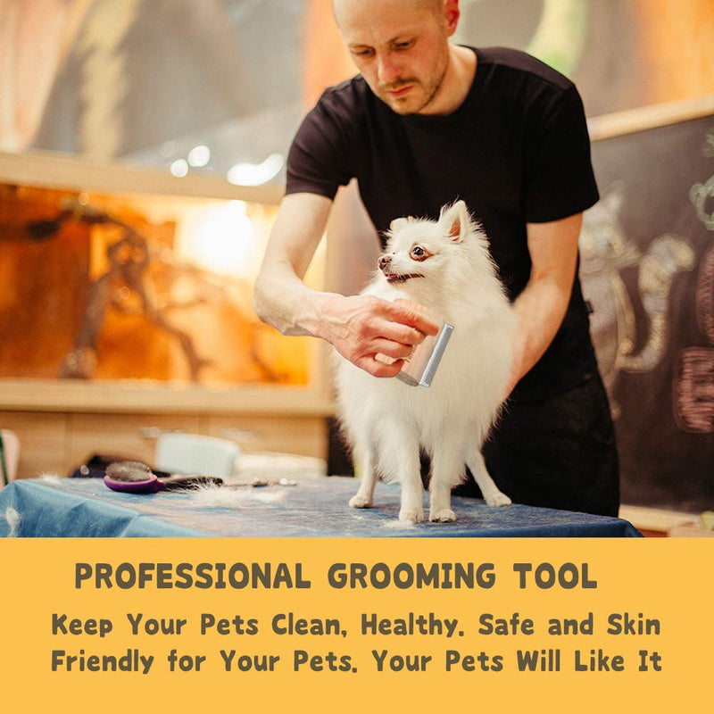 Highland Farms Select Deshedding Grooming Tool for Dogs, Cats & Horses, Ergonomic Design Wood Groom Brush, Professional Pet Groomer, Painlessly Remove for Short & Long Hair, Fur & Dirt S - PawsPlanet Australia